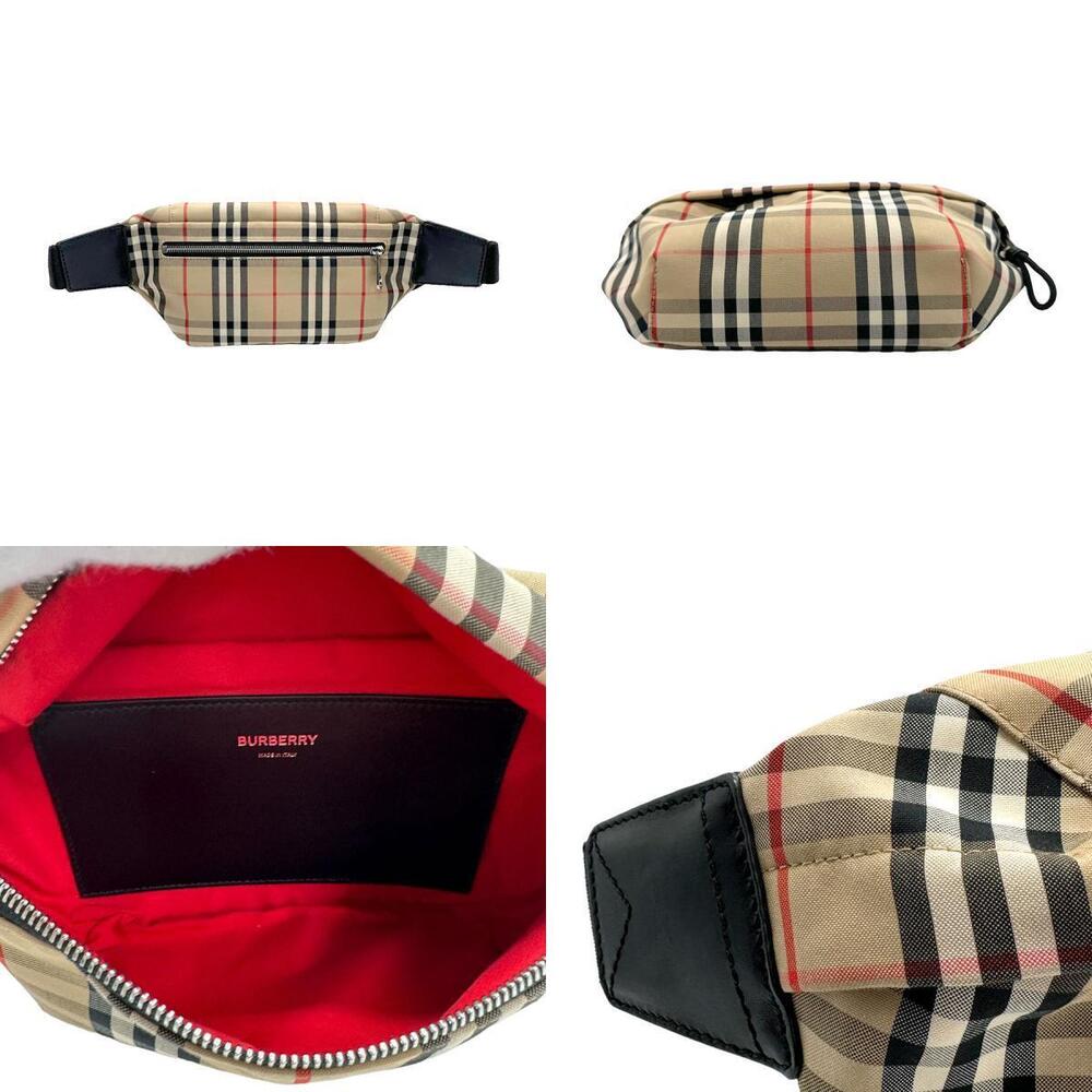 Burberry waist bag nylon body Tan Beige - Picture 3 of 4